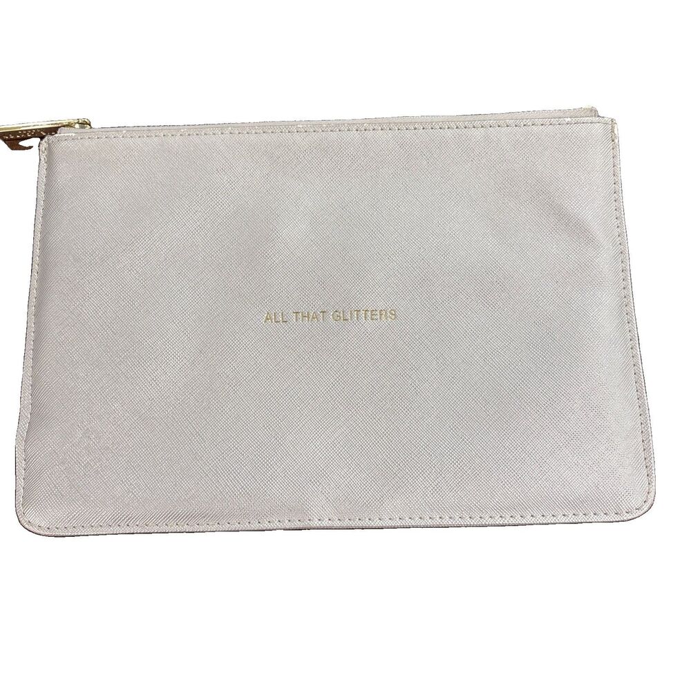 Katie Loxton London “All That Glitters” Makeup Cosmetic Bag Pouch Clutch 6” X 9”